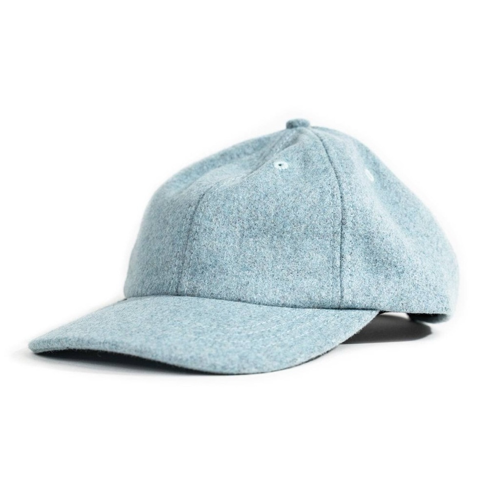 Anian melton wool cap - grey unisex